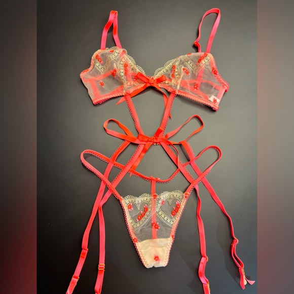 VICTORIA’S SECRET VS Very Sexy Sweetheart Strappy Teddy Lingerie XS - Picture 5 of 6